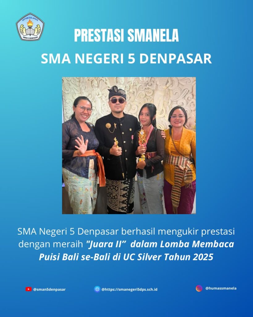 dengan penuh rasa bangga, kami mengucapkan selamat kepada ni putu filia anggraini (kelas x.1) ya