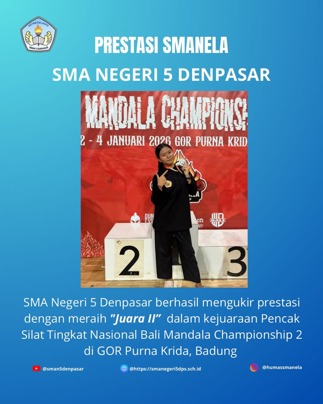 selamat dan apresiasi setinggi tingginya 🎉🥈prestasi membanggakan kembali ditorehkan oleh nasya